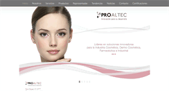 Desktop Screenshot of proaltec.cl