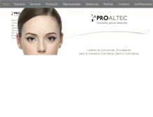 Tablet Screenshot of proaltec.cl